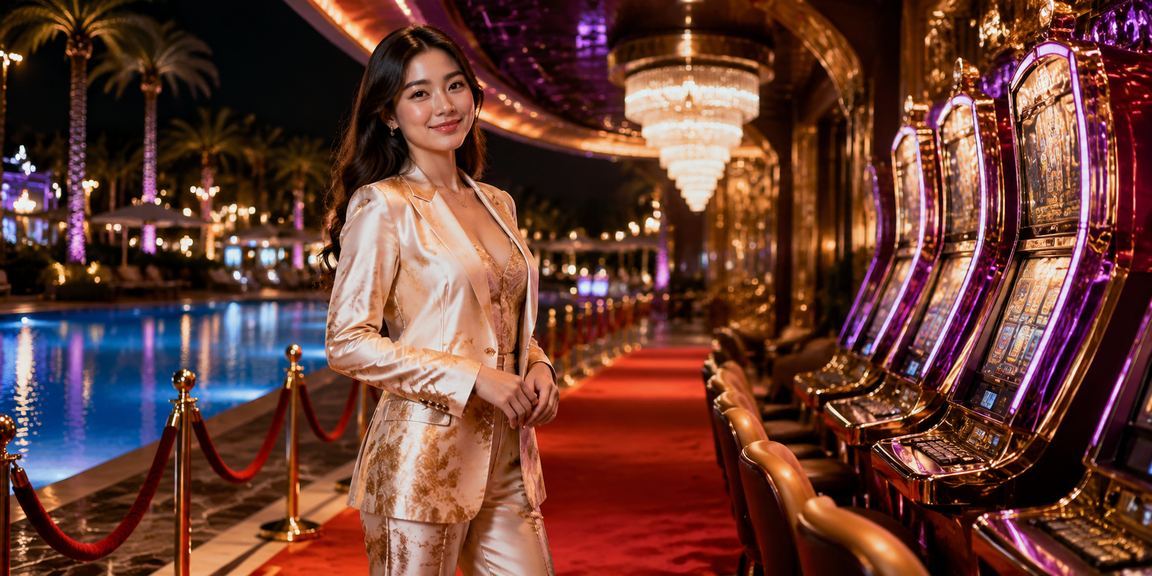 Người dùng Mũi Né mặc áo dài chơi slot trực tuyến và thực hiện thanh toán qua điện thoại